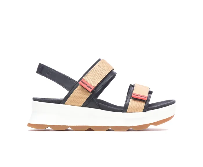 Hush Puppies Sandals Women Andi Slingback Sandal Black Leathertan