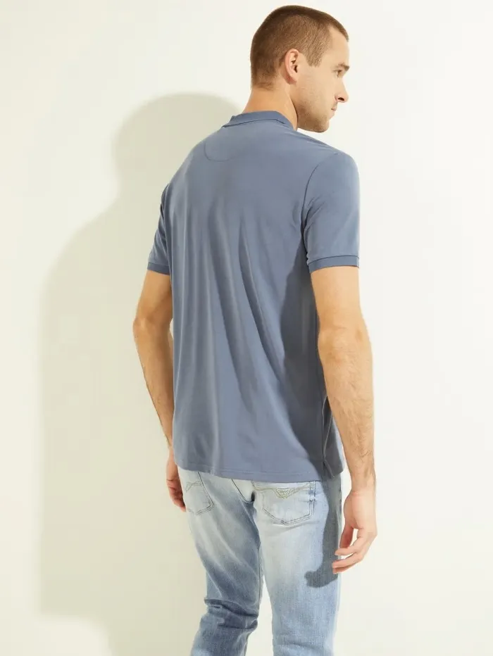 Iker Polo Mojave Stone Men Shirts GUESS Iker Polo Mojave Stone Men Shirts GUESS