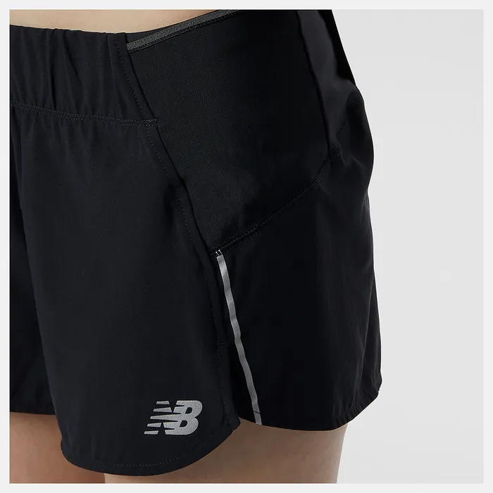 Impact Run 3in Short BLACK Shorts New Balance Women Impact Run 3in Short BLACK Shorts New Balance Women