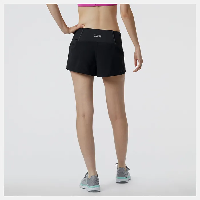 Impact Run 3in Short BLACK Shorts New Balance Women Impact Run 3in Short BLACK Shorts New Balance Women