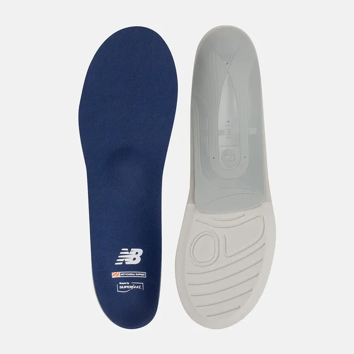 Insoles MenWomen Casual Metatarsal Support Black with Grey New Balance