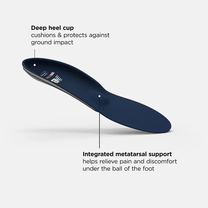 Insoles MenWomen Casual Metatarsal Support Black with Grey New Balance Insoles MenWomen Casual Metatarsal Support Black with Grey New Balance