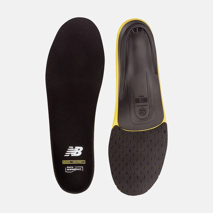 Insoles New Balance MenWomen Sport High Impact Insole Black with Atomic Yellow