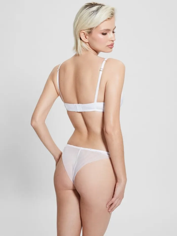 Intimates Women GUESS Corynn Wired Lace Bra Rhombus G Shiny White Intimates Women GUESS Corynn Wired Lace Bra Rhombus G Shiny White