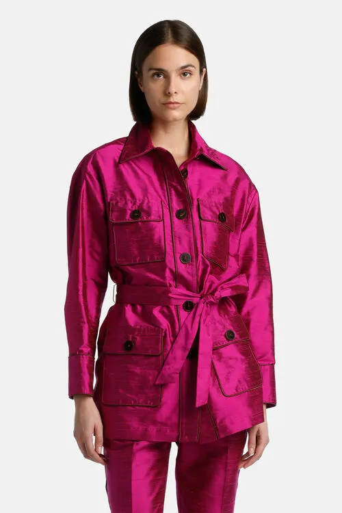 Jackets and Blazers Vaniglina Vaniglina Fuchsia 8211 Luisa Spagnoli Women