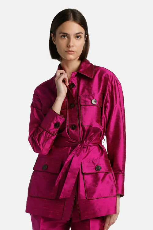 Jackets and Blazers Vaniglina Vaniglina Fuchsia 8211 Luisa Spagnoli Women Jackets and Blazers Vaniglina Vaniglina Fuchsia 8211 Luisa Spagnoli Women