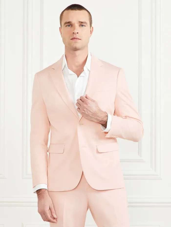 Jackets and Coats George Notched Blazer Pink Good Vibes GUESS Men