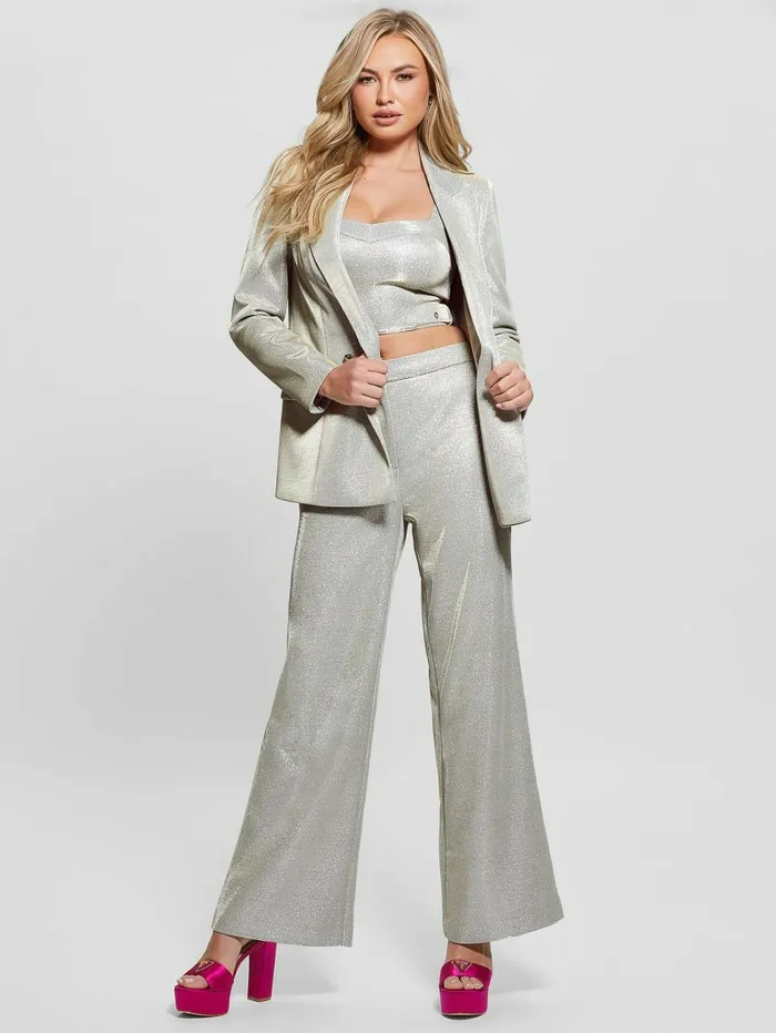 Jackets and Coats GUESS Women Adriana DoubleBreasted Blazer Champagne Jackets and Coats GUESS Women Adriana DoubleBreasted Blazer Champagne