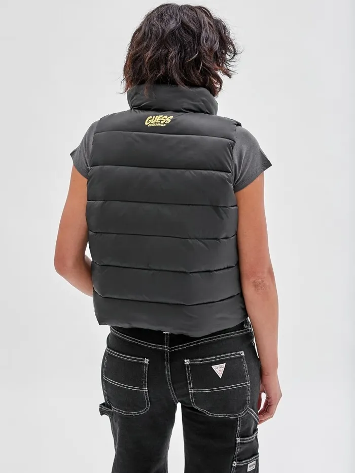 Jackets and Coats GUESS Women GUESS Originals x Batman Reversible Vest Black Jackets and Coats GUESS Women GUESS Originals x Batman Reversible Vest Black