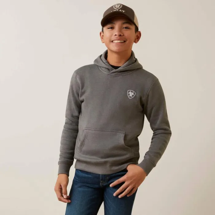 Jackets and Vests Kids Ariat Camo Corps Hoodie Grey Heather