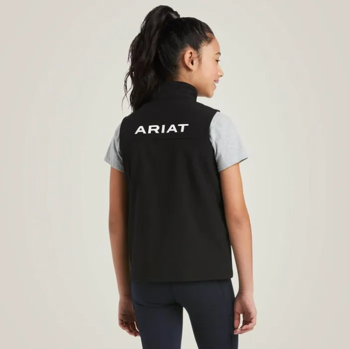 Jackets and Vests Kids Ariat New Team Softshell Vest Black