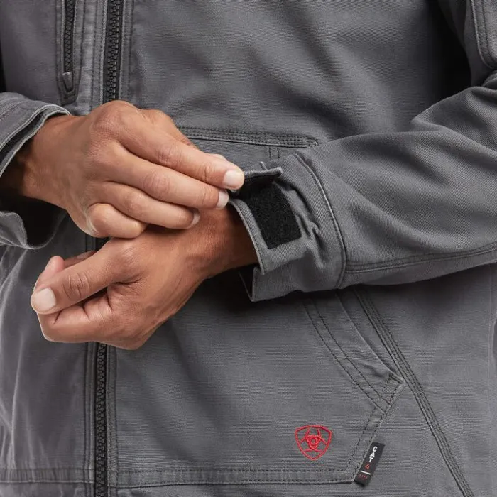 Jackets and Vests Men Ariat FR DuraLight Stretch Canvas Jacket Iron Gray Jackets and Vests Men Ariat FR DuraLight Stretch Canvas Jacket Iron Gray
