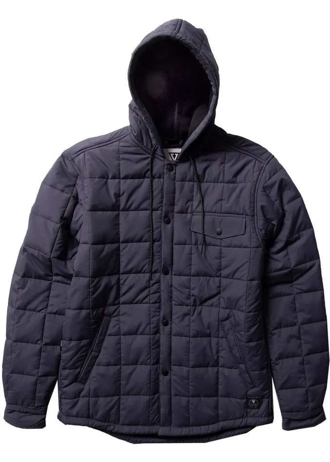 Jackets Vissla Men Cronkite Ii Hooded Jacket Graphite