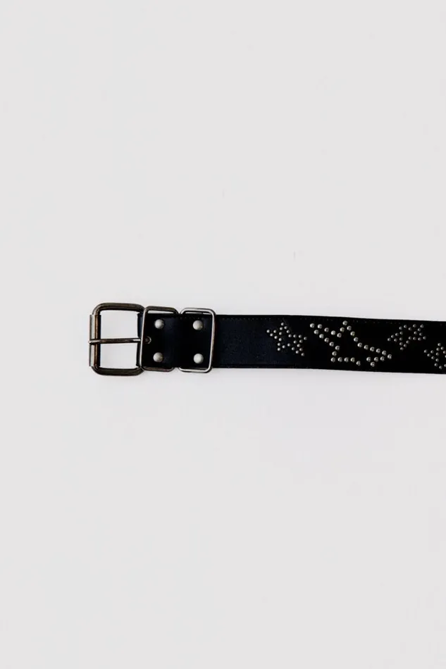 Jaded London Accessories Men Black Polaris Belt Black