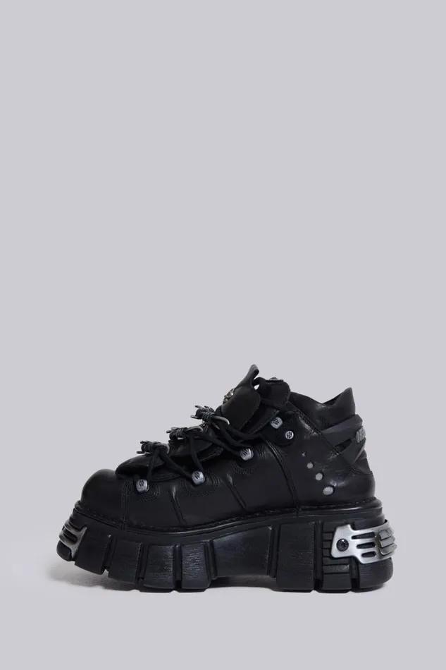 Jaded London Accessories Men Scythe Tower Boots Black