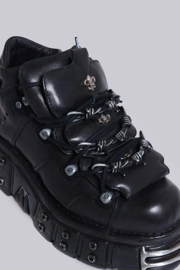 Jaded London Accessories Men Scythe Tower Boots Black