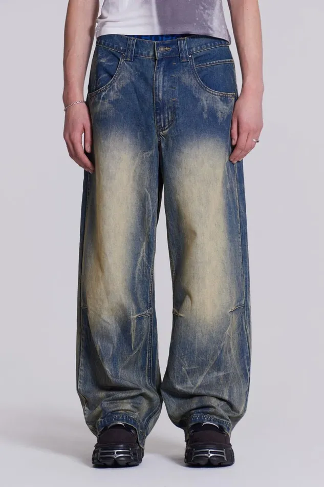 Jaded London Colossus Jeans Men Blue Ethereal Colossus Jeans Blue