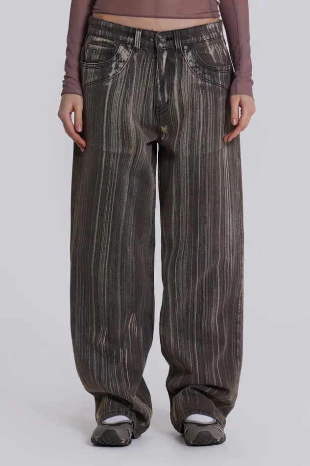 Jaded London Jeans Women Jana Stripe Jeans Blue