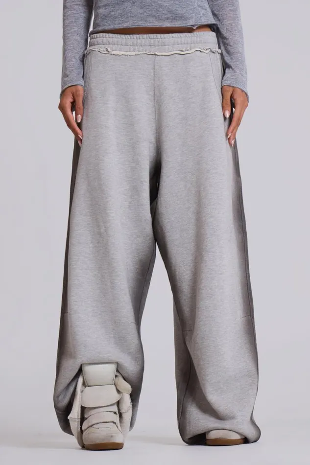 Jaded London Joggers and Sweatpants MenUnisex Glare Baggy Monster Joggers Grey