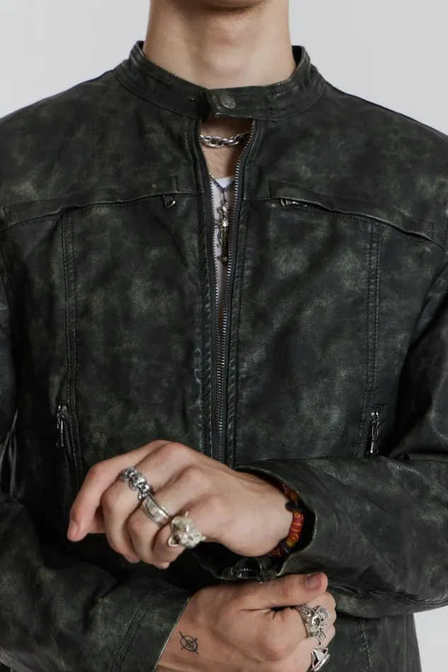 Jaded London Outerwear Men Graphite Jacket Grey