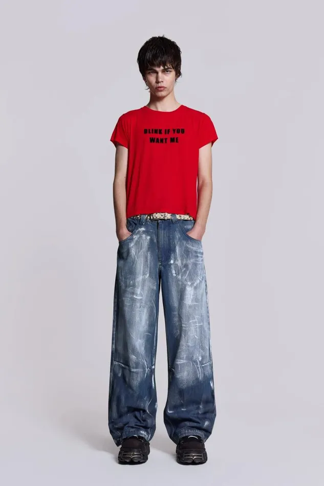 Jaded London TShirts and Vests Men Blink Tee Red