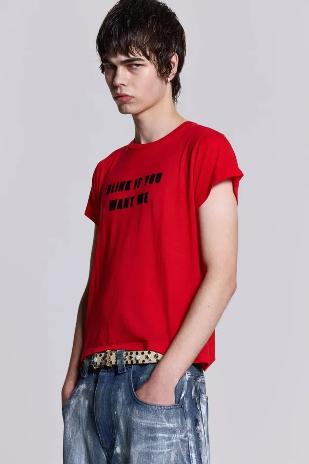 Jaded London TShirts and Vests Men Blink Tee Red
