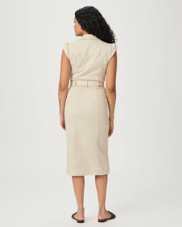 Jaxsyn Midi Dress 8211 Vintage Warm Sand Women Dresses PAIGE Jaxsyn Midi Dress 8211 Vintage Warm Sand Women Dresses PAIGE