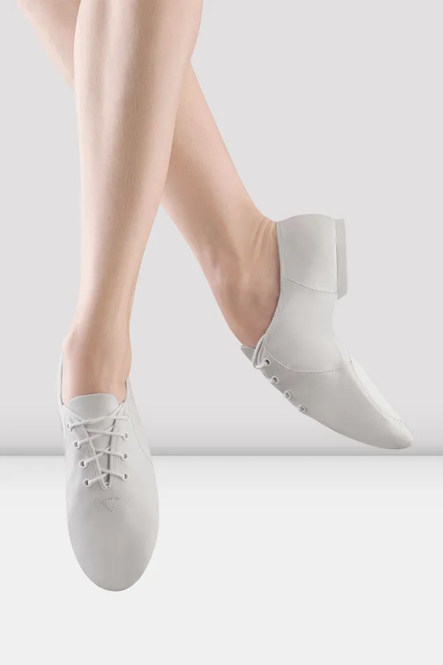 Jazz Bloch Adult Ladies Jazzsoft Leather Jazz Shoes White Leather