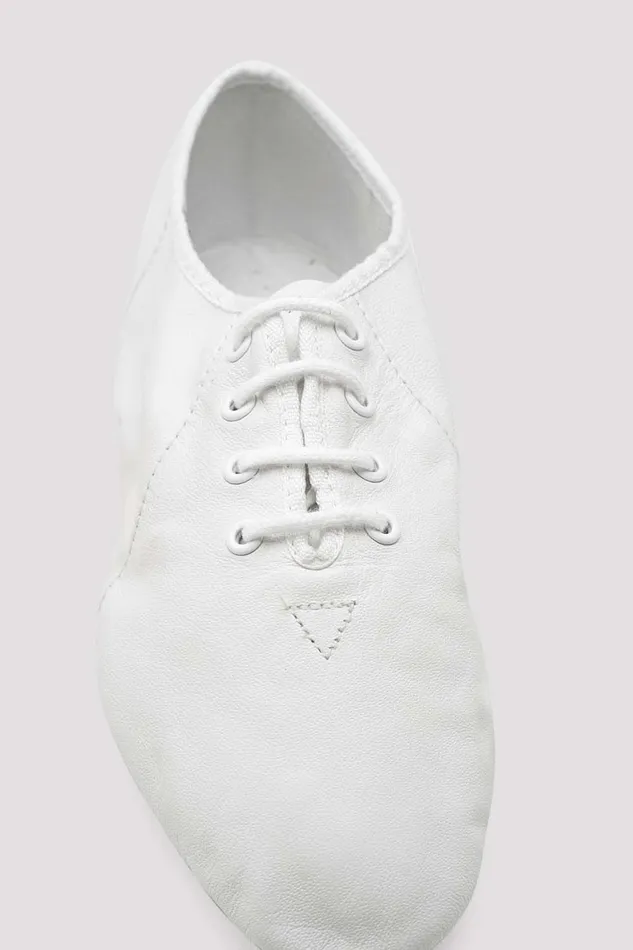 Jazz Bloch Adult Ladies Jazzsoft Leather Jazz Shoes White Leather