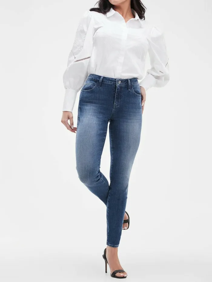 Jeans and Denim Eco Sexy Curve MidRise Skinny Jeans Carnaby Indigo GUESS Women Jeans and Denim Eco Sexy Curve MidRise Skinny Jeans Carnaby Indigo GUESS Women
