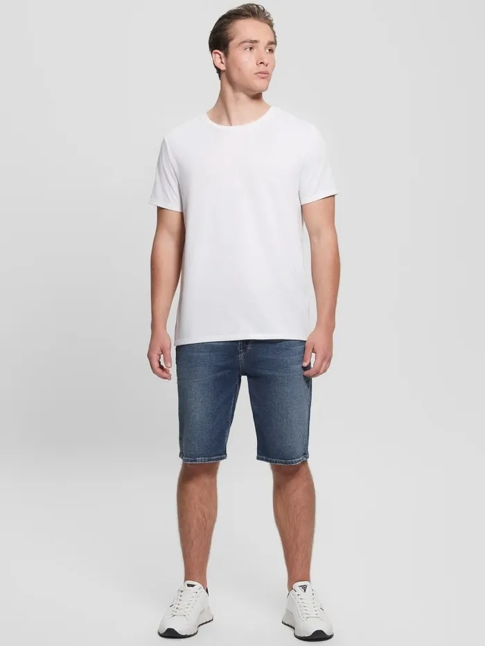 Jeans and Denim Slim Shorts Deep Reef GUESS Men