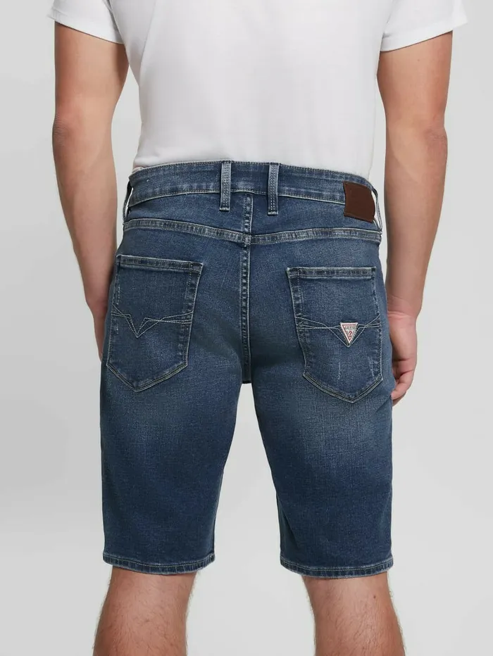 Jeans and Denim Slim Shorts Deep Reef GUESS Men