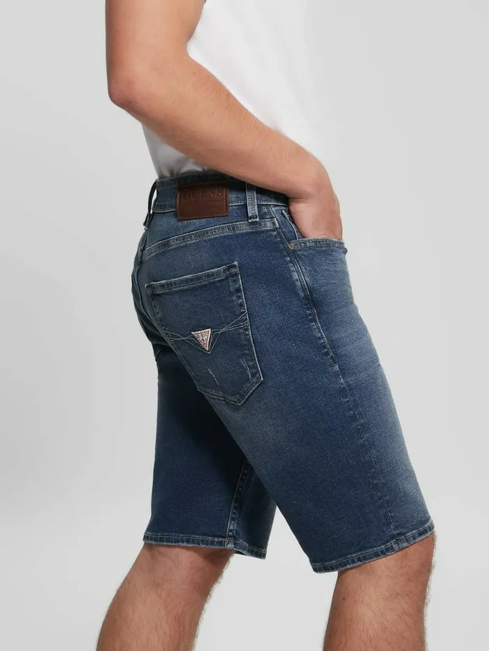 Jeans and Denim Slim Shorts Deep Reef GUESS Men