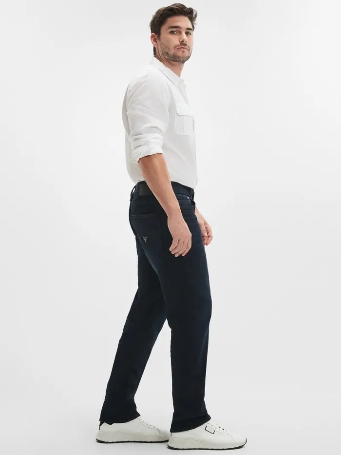 Jeans and Denim Straight Jeans Dark Cast GUESS Men Jeans and Denim Straight Jeans Dark Cast GUESS Men
