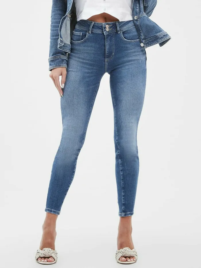 Jeans and Denim Women GUESS Eco Shape Up Skinny Jeans Calicycle Mid Jeans and Denim Women GUESS Eco Shape Up Skinny Jeans Calicycle Mid