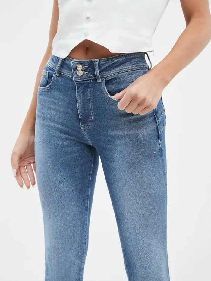 Jeans and Denim Women GUESS Eco Shape Up Skinny Jeans Calicycle Mid Jeans and Denim Women GUESS Eco Shape Up Skinny Jeans Calicycle Mid