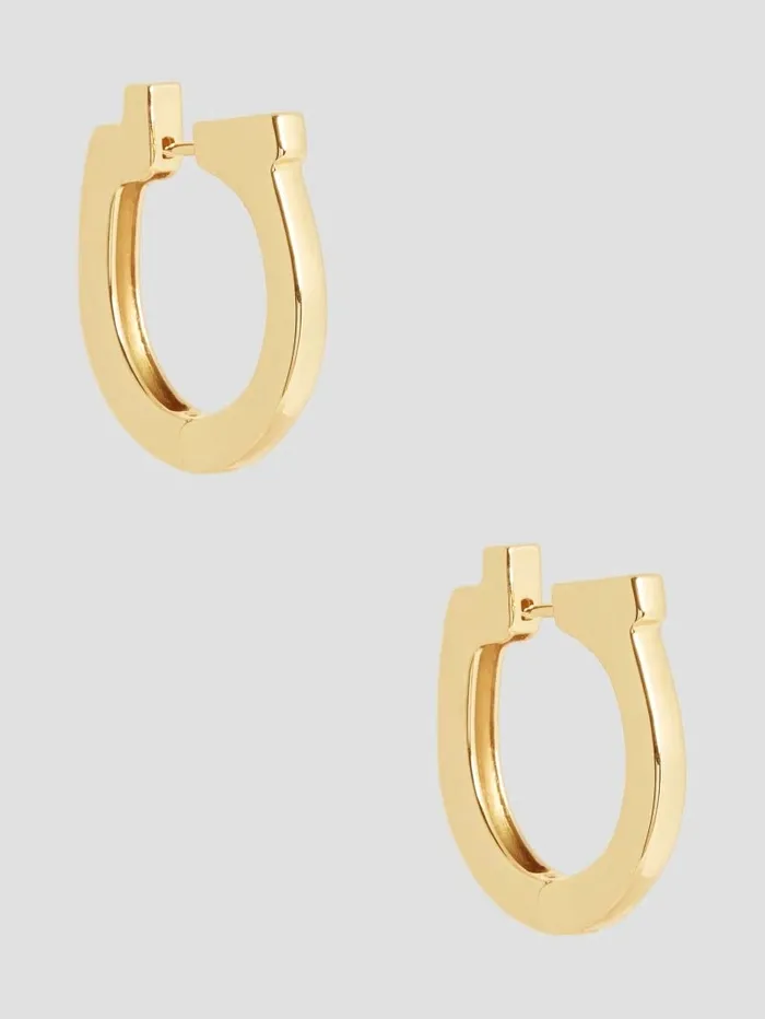 Jewelry Women GUESS GoldTone G Hoop Earrings Gold