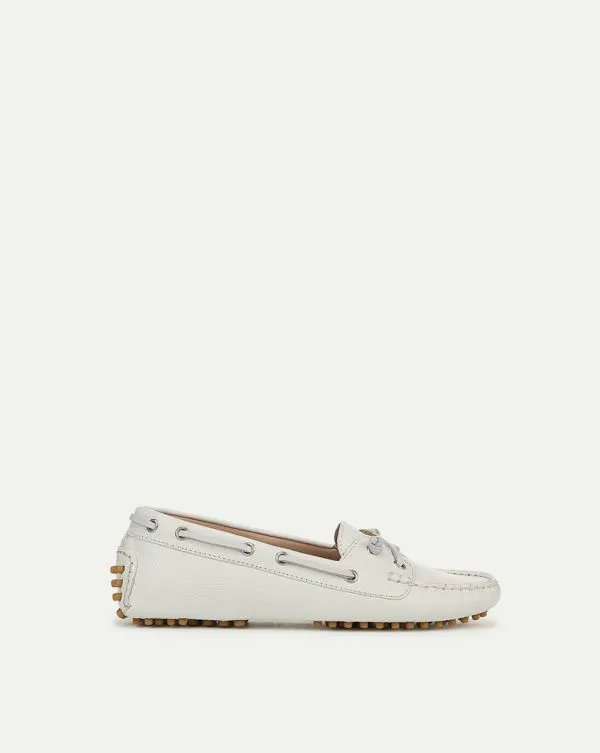 Jia Boating Loafer Coconut Women Veronica Beard Shoes