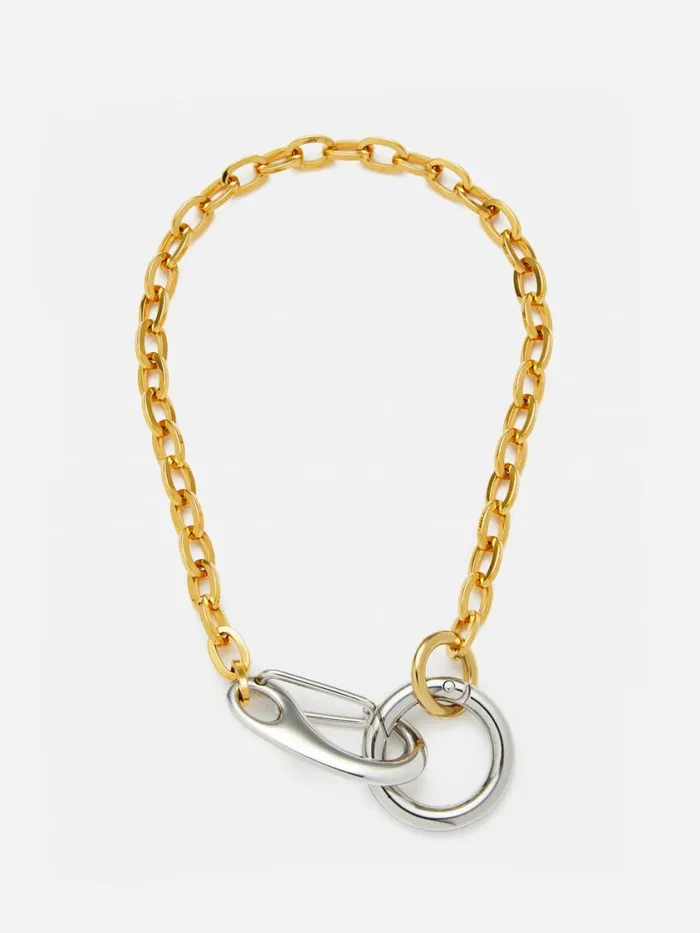 Jigsaw Collagerie Two Toned Necklace Gold Women Jewellery