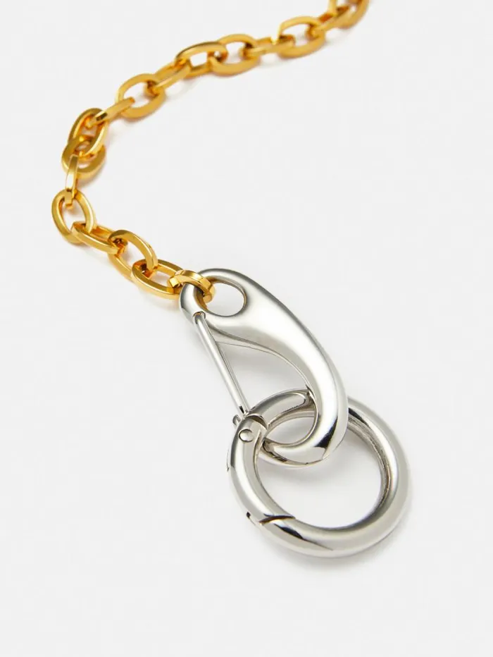 Jigsaw Collagerie Two Toned Necklace Gold Women Jewellery