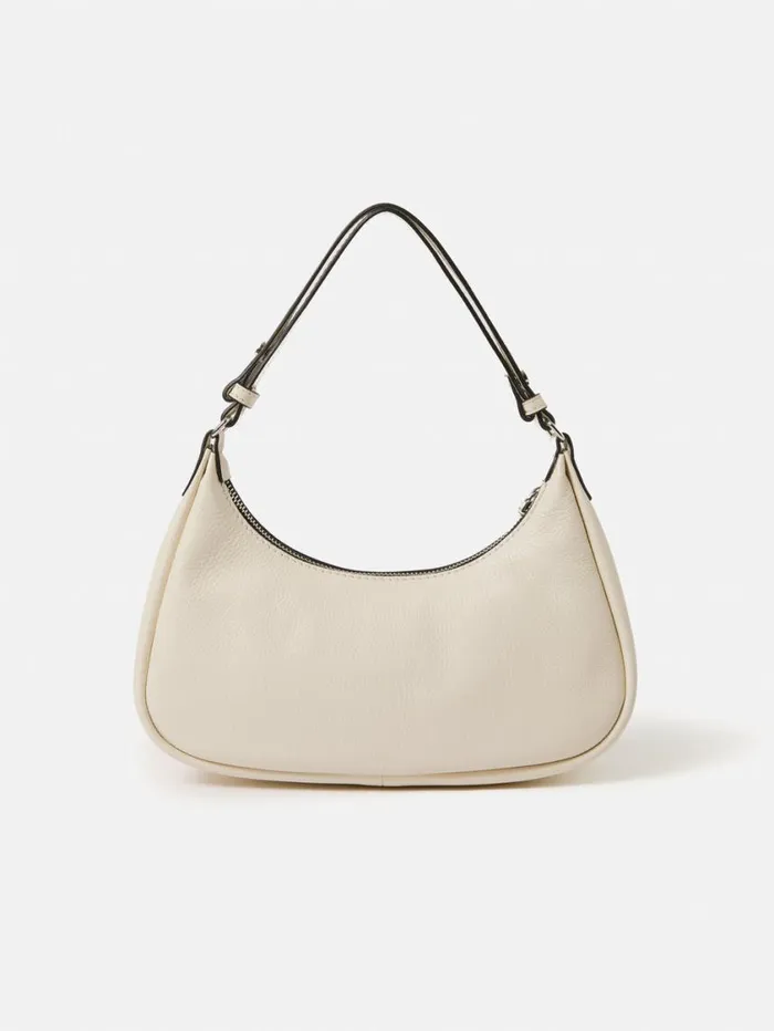Jigsaw Crescent Bag Small Off White Women Bags