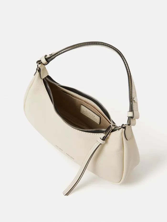Jigsaw Crescent Bag Small Off White Women Bags