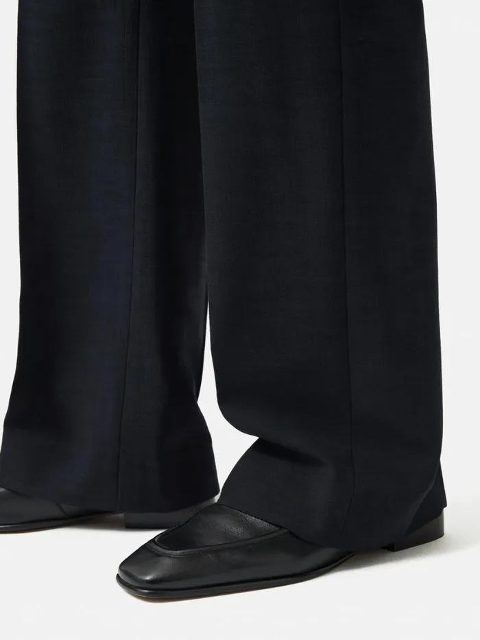 Jigsaw Crosshatch Mason Trouser Navy Women Suits and Tailoring
