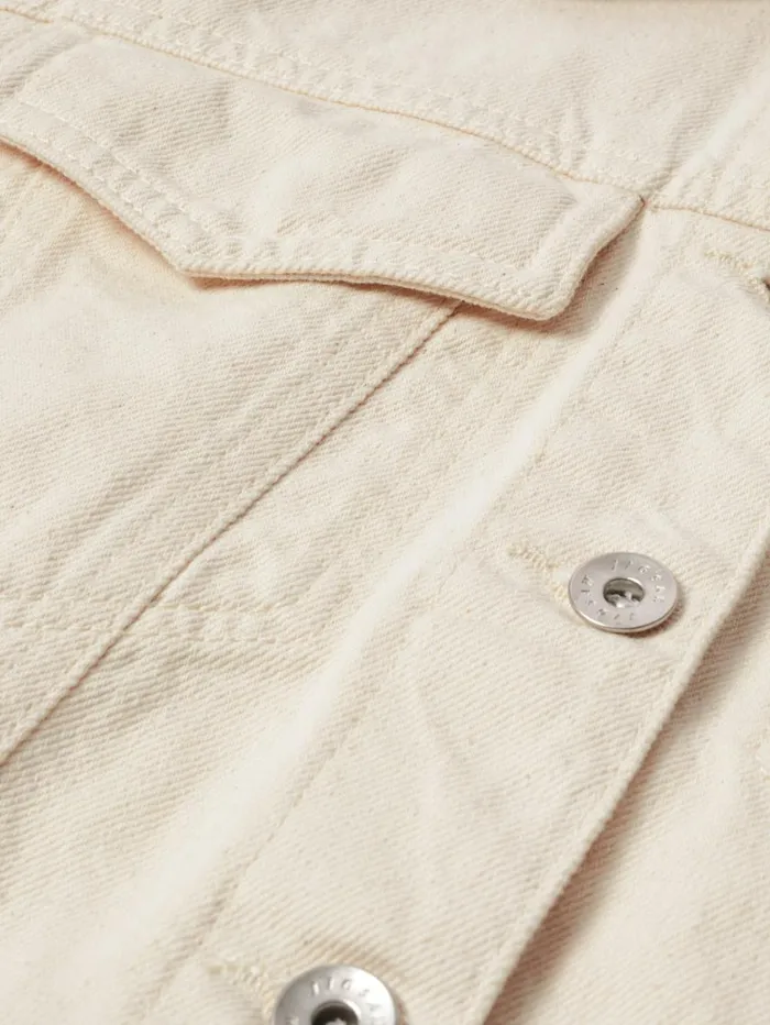 Jigsaw Denim Jacket Cream Women Denim