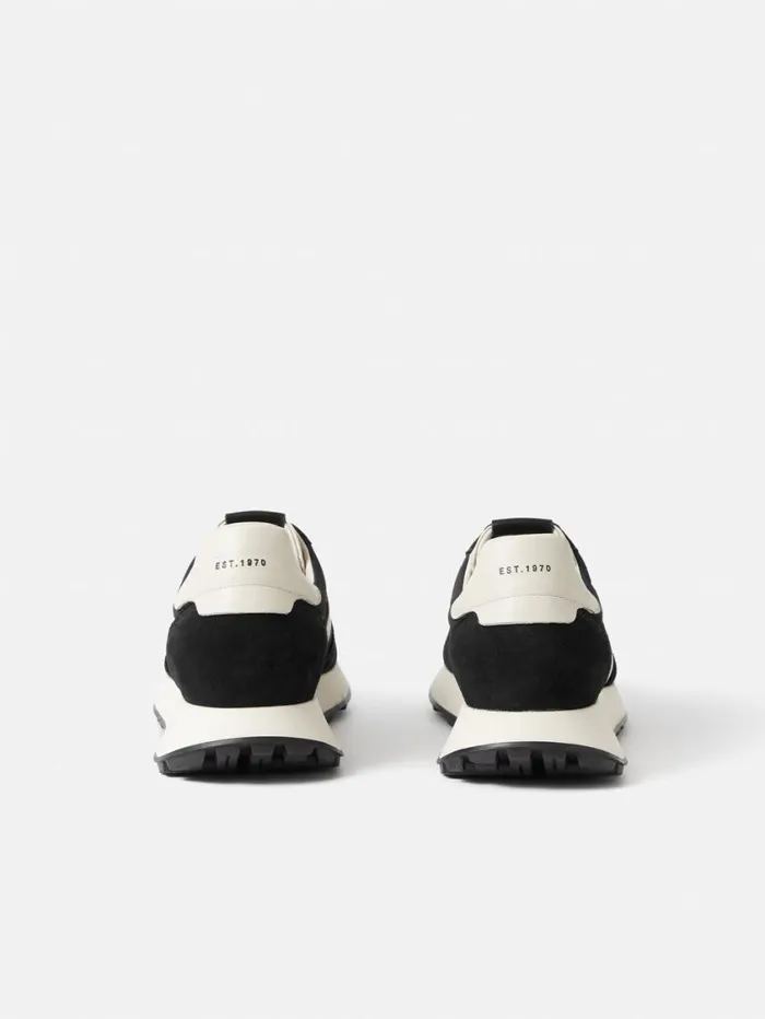 Jigsaw Finsbury Vintage Runner Trainer Black Women Trainers