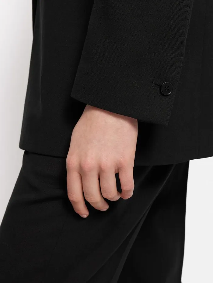 Jigsaw Fluid Twill Knox Blazer Black Women Suits and Tailoring