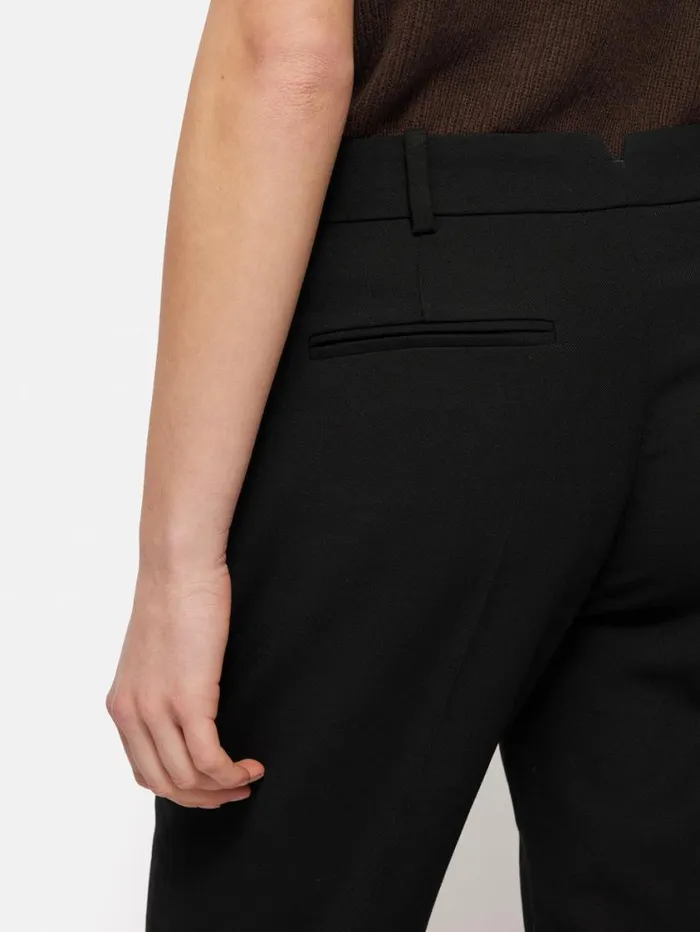 Jigsaw Fluid Twill Palmer Trouser Black Women Suits and Tailoring