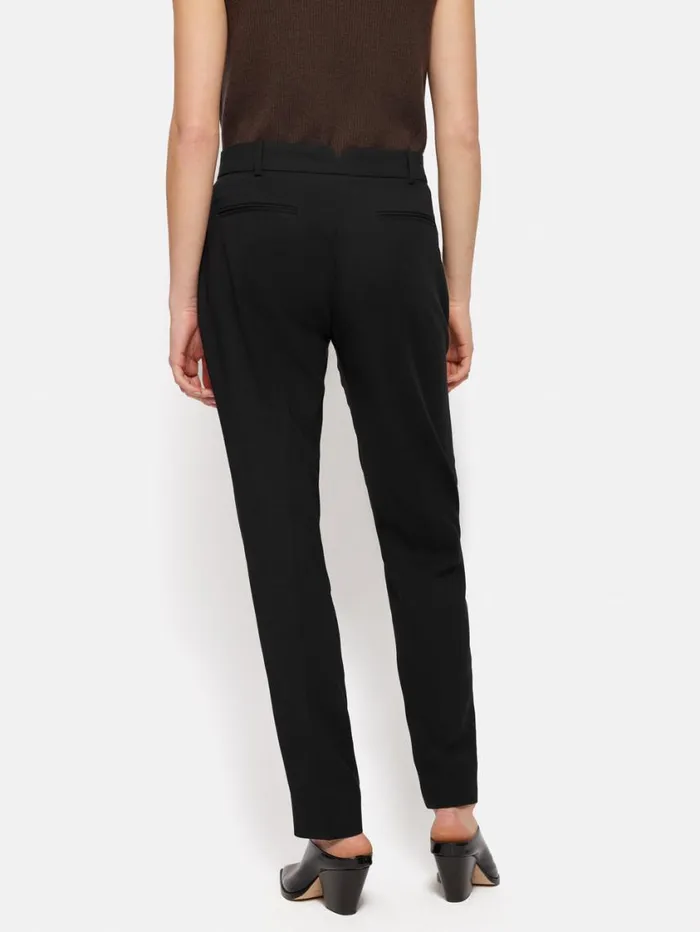 Jigsaw Fluid Twill Palmer Trouser Black Women Suits and Tailoring