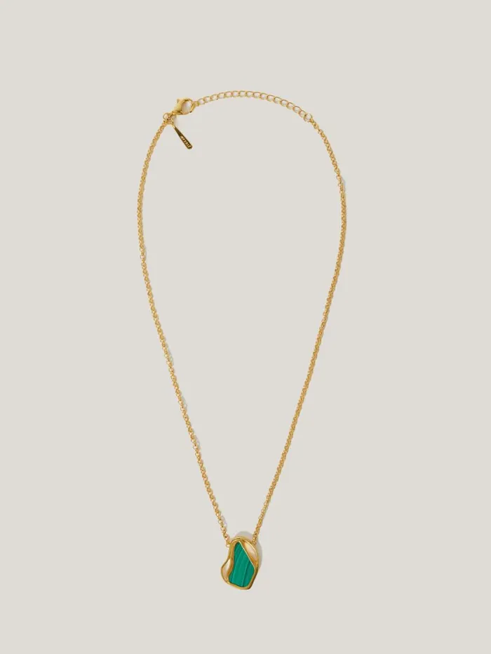 Jigsaw Gold Vermeil Necklace Gold Women Party