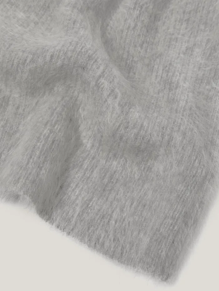 Jigsaw Halo Cashmere Snood Grey Women Ponchos and Scarves